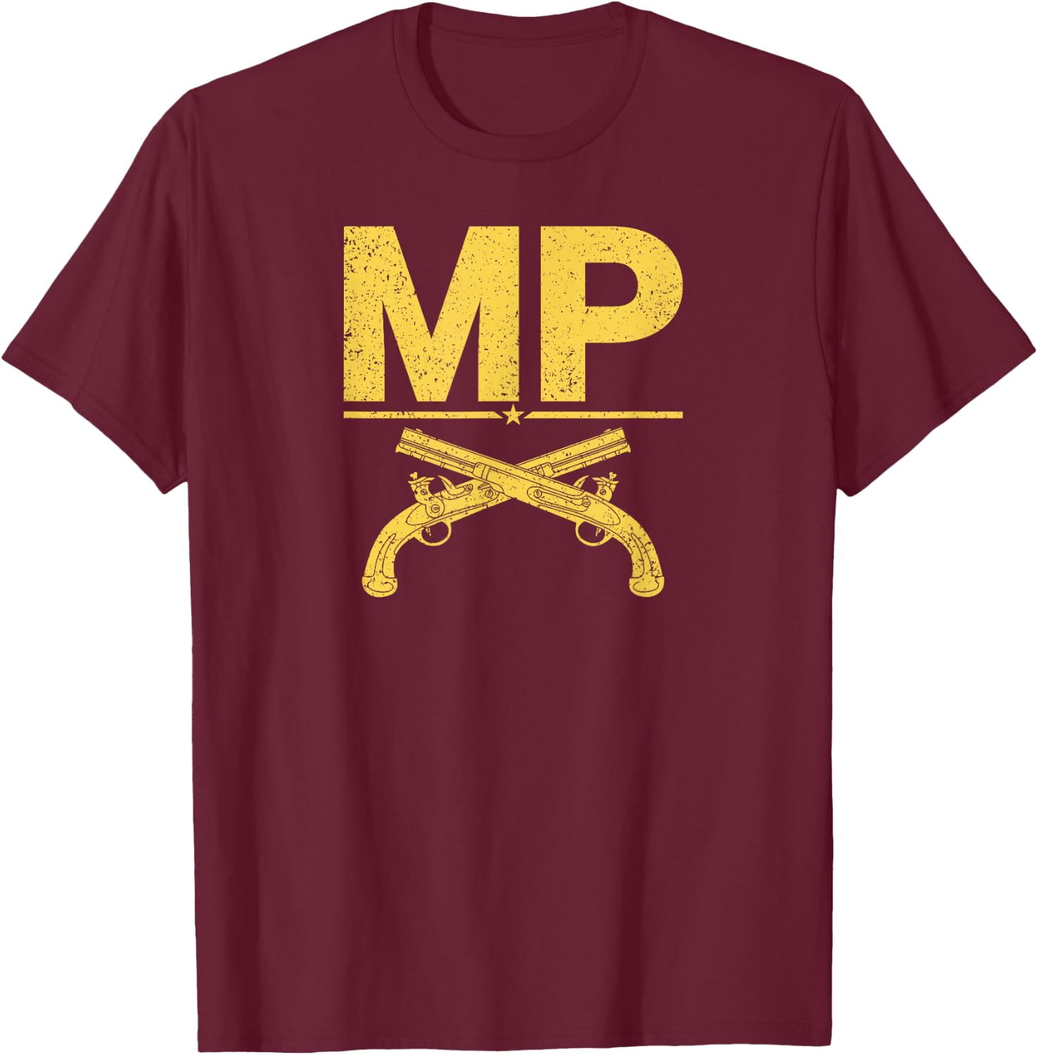 Mp Military Police Corps Us Army T-Shirt - T-Shirt | Maroon