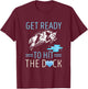 Dog Dock Jumping Get Ready To Hit Dock Diving Dock Dog T-Shirt - T-Shirt | Maroon
