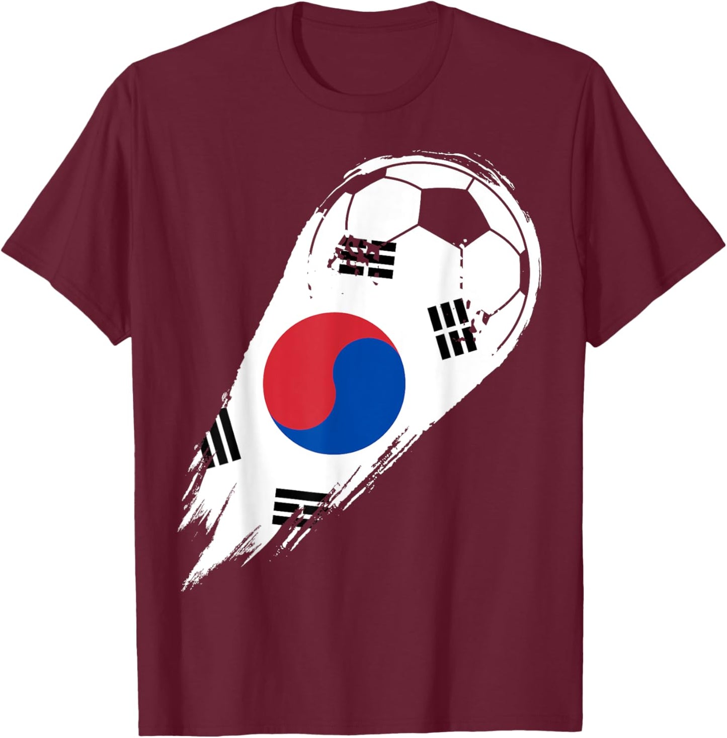 Türkiye Soccer Player of Pride South Korea T-Shirt - T-Shirt | Maroon
