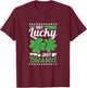 Not Lucky Just Blessed, St. Patrick's Day T-Shirt - T-Shirt | Maroon