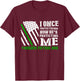 Border Patrol Agent Border Patrol Agent US Flag Fathers Day T-Shirt - T-Shirt | Maroon