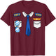 Pilot Uniform Costume Airplane Aviator Aviation Halloween Small T-Shirt - T-Shirt | Maroon
