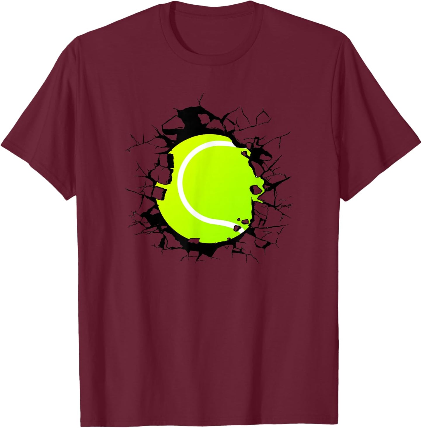 Tennis Apparel - Tennis T-Shirt - T-Shirt | Maroon