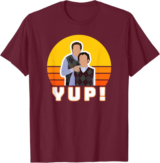 Step Brothers Movie, Did We Just Become Best Friends, Yup! T-Shirt - T-Shirt | Maroon