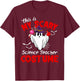 This Is My Scary Science Teacher Costume Ghost Halloween T-Shirt - T-Shirt | Maroon