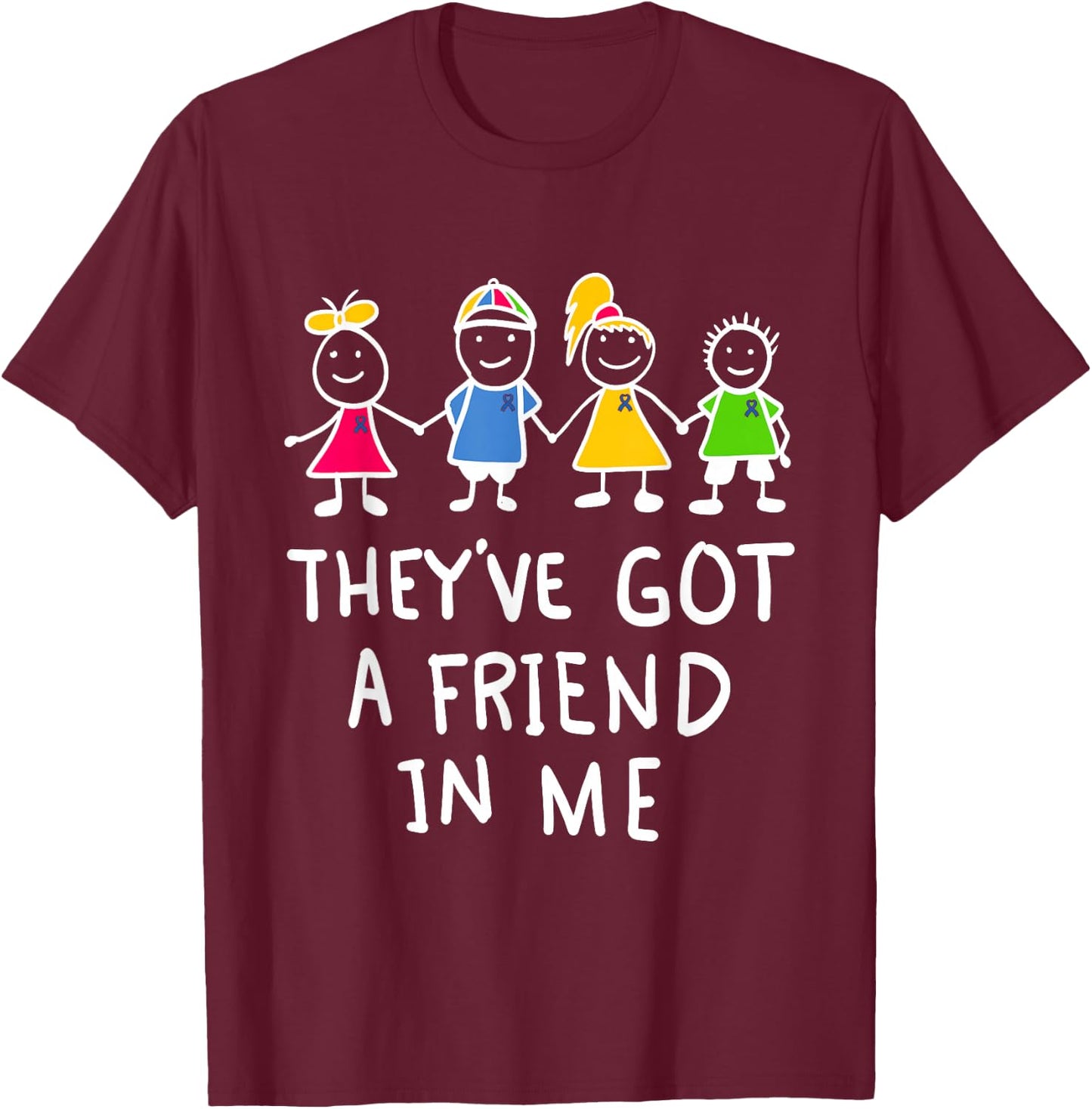 Child abuse awareness Child abuse prevention T-Shirt - T-Shirt | Maroon