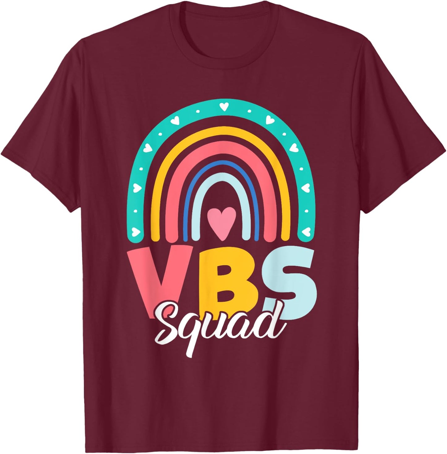 VBS Squad Vacation Bible School Christian Teacher Men Women T-Shirt - T-Shirt | Maroon