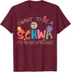 I Want To Be A Schwa It's Never Stressed Science Of Reading T-Shirt - T-Shirt | Maroon