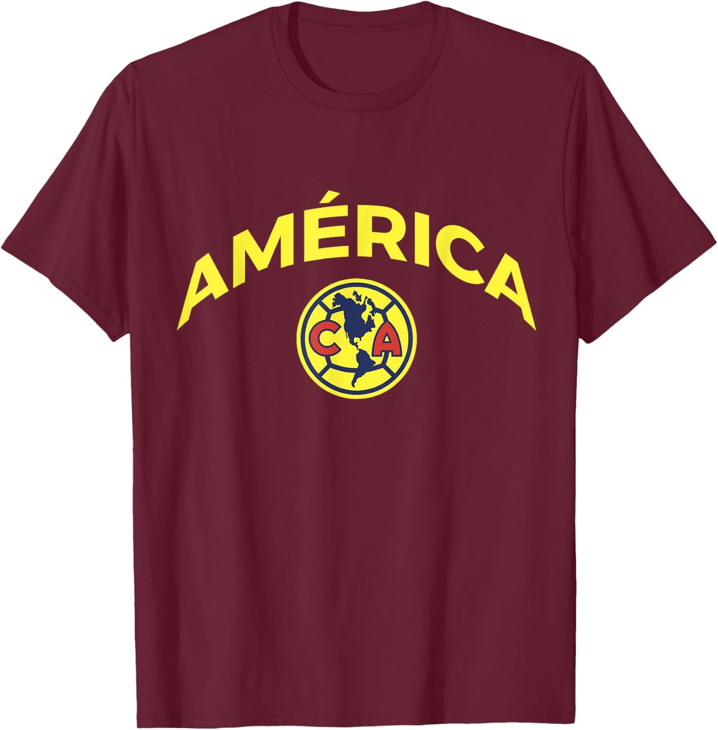 Club America - Score Big with Our Exclusive Collection T-Shirt - T-Shirt | Maroon