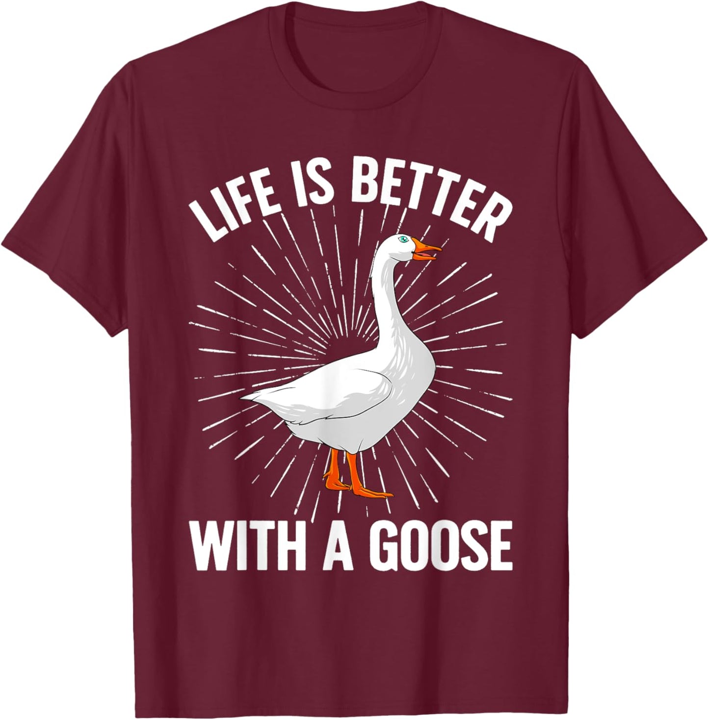 Cool Goose Women Whisperer Hunter Canadian Geese T-Shirt - T-Shirt | Maroon