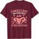 Canceling My Monthly Subscription Uterus Funny Hysterectomy T-Shirt - T-Shirt | Maroon