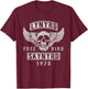Lynyrd Skynyrd - Free Bird Skull 1973 T-Shirt - T-Shirt | Maroon