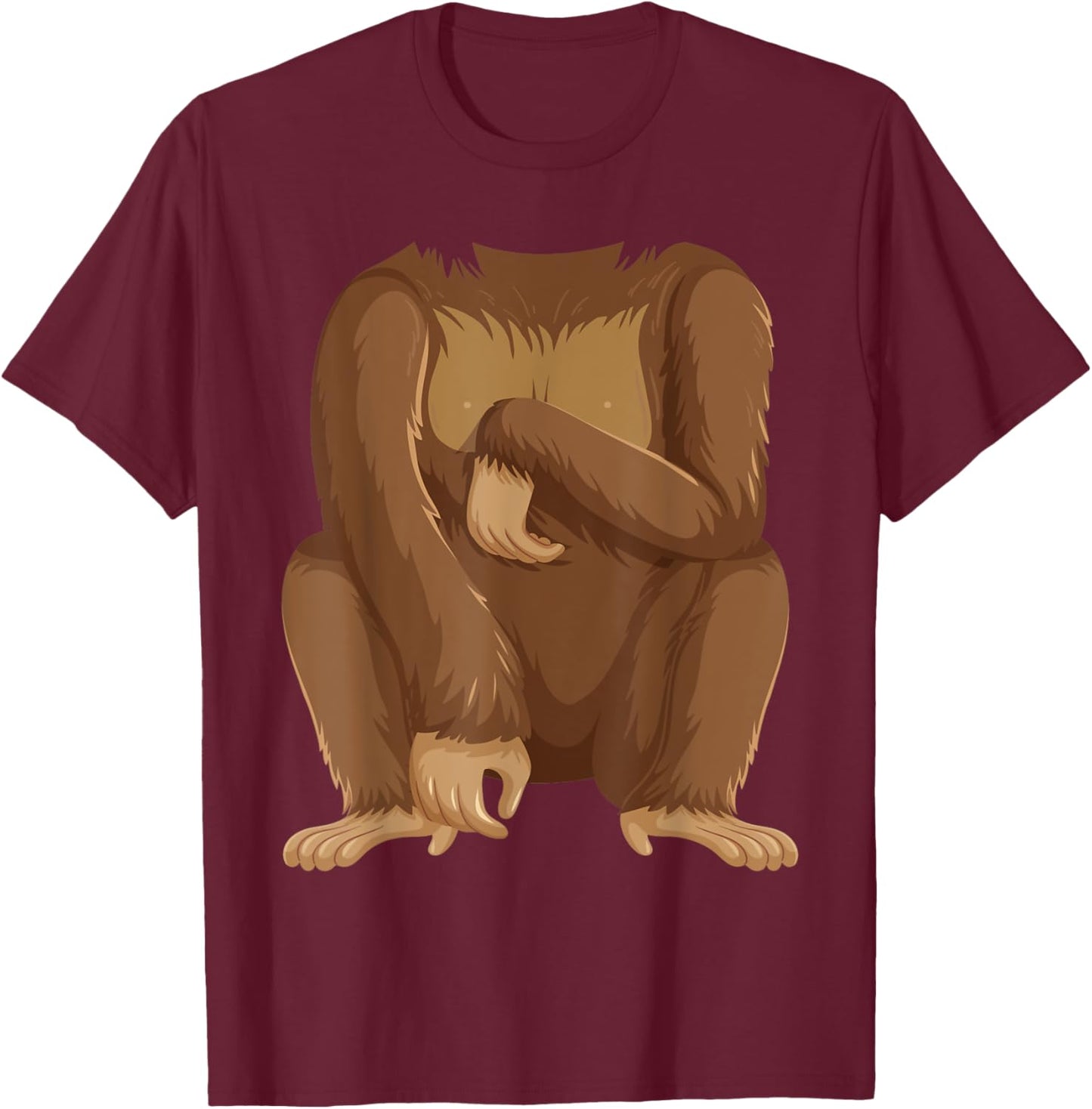 Monkey Body - Monkeys Zoo Animal Lover Zookeeper T-Shirt - T-Shirt | Maroon