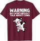 Funny Cow Women Milking Cows Bull Ranch Farm Animal T-Shirt - T-Shirt | Maroon