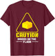 Master Builder Bricks Blocks Play Toys T-Shirt - T-Shirt | Maroon