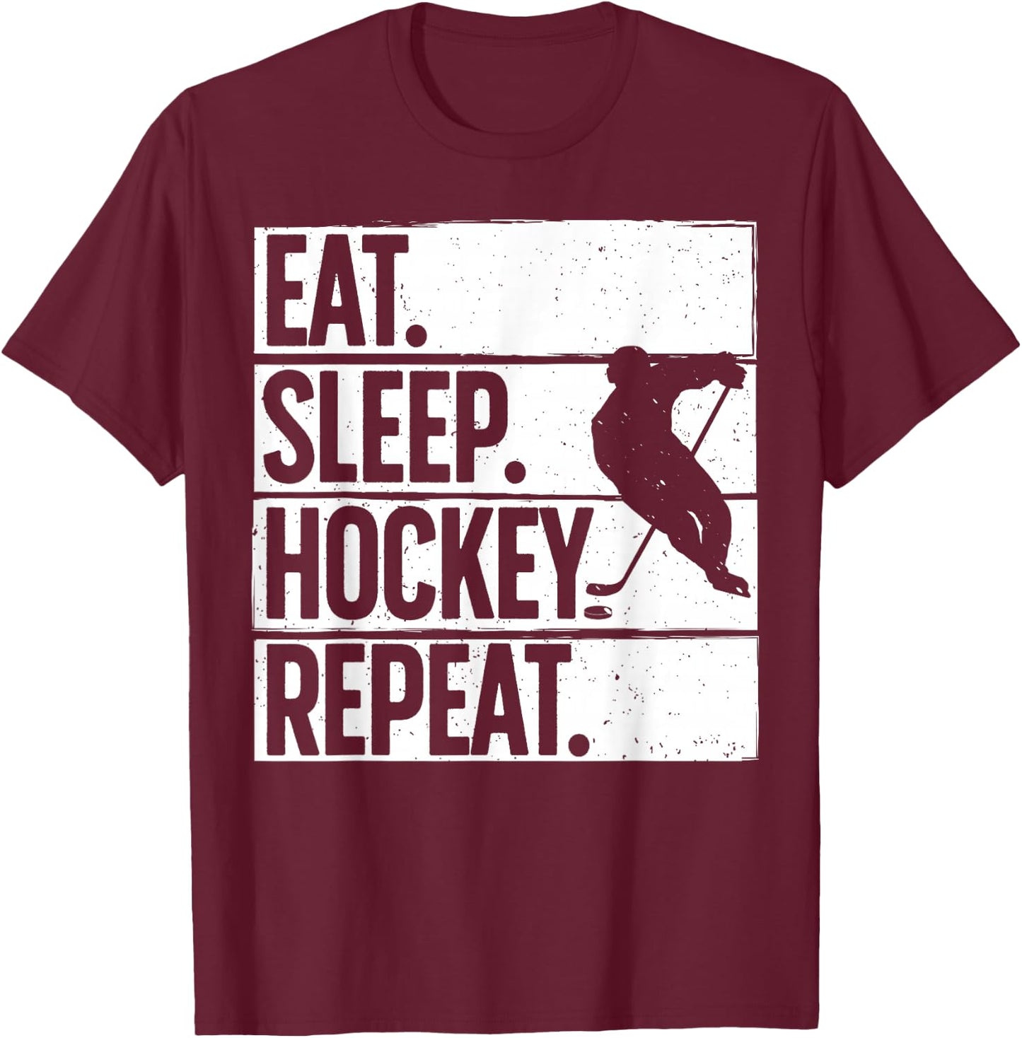 Cute Ice Hockey Women Hockey Lover Goalie Sports T-Shirt - T-Shirt | Maroon