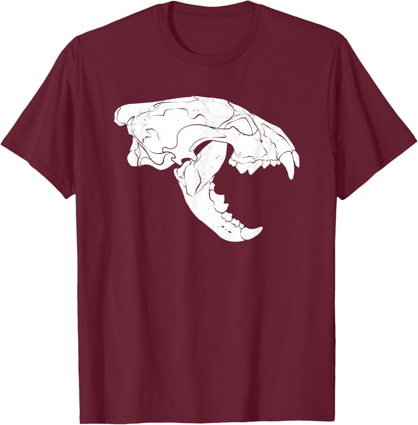 Wolverine Bone Skull Trophy T-Shirt - T-Shirt | Maroon