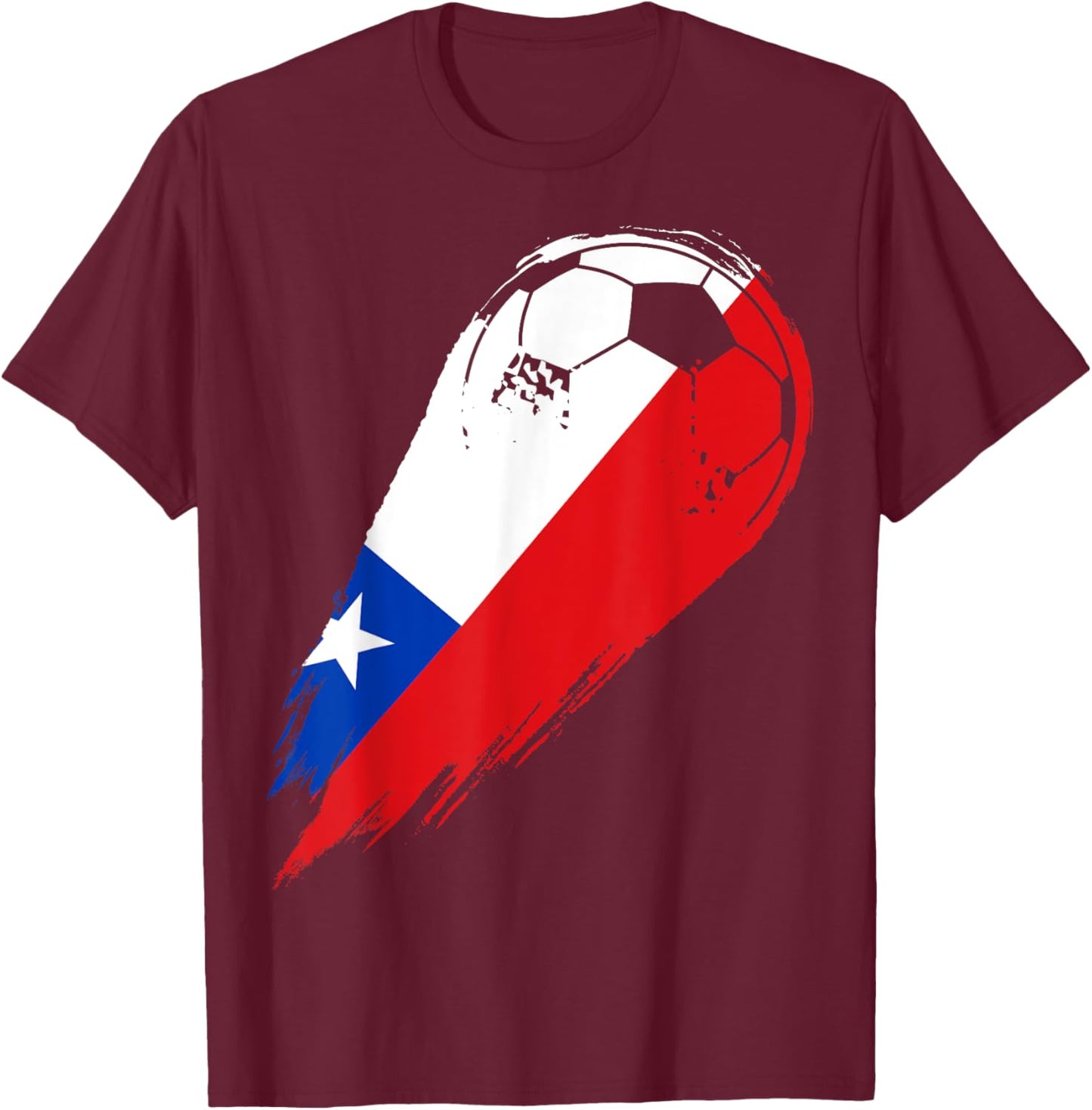 Soccer Player of Pride Chile T-Shirt - T-Shirt | Maroon