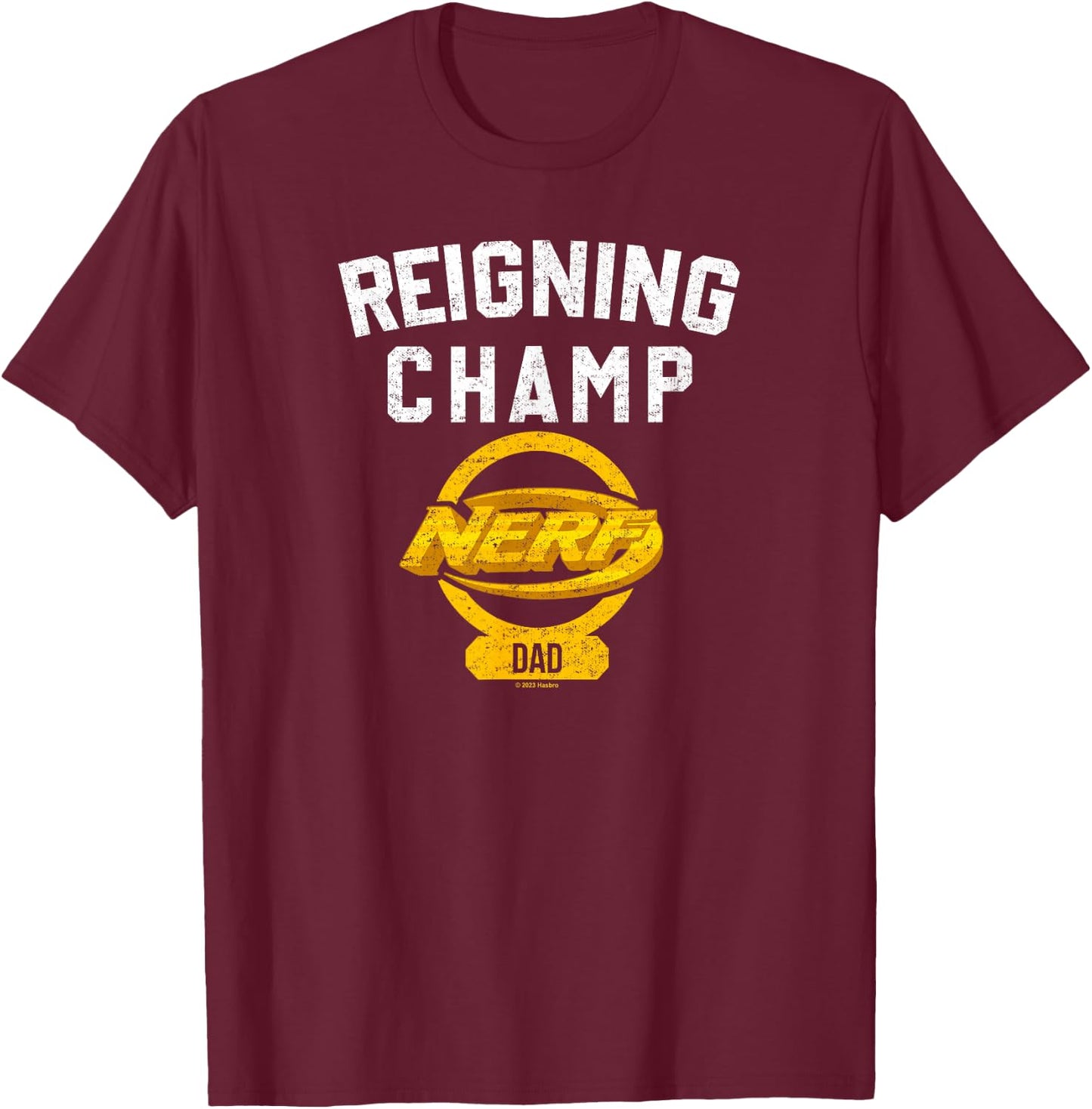 Nerf Father's Day Reigning Champion T-Shirt - T-Shirt | Maroon