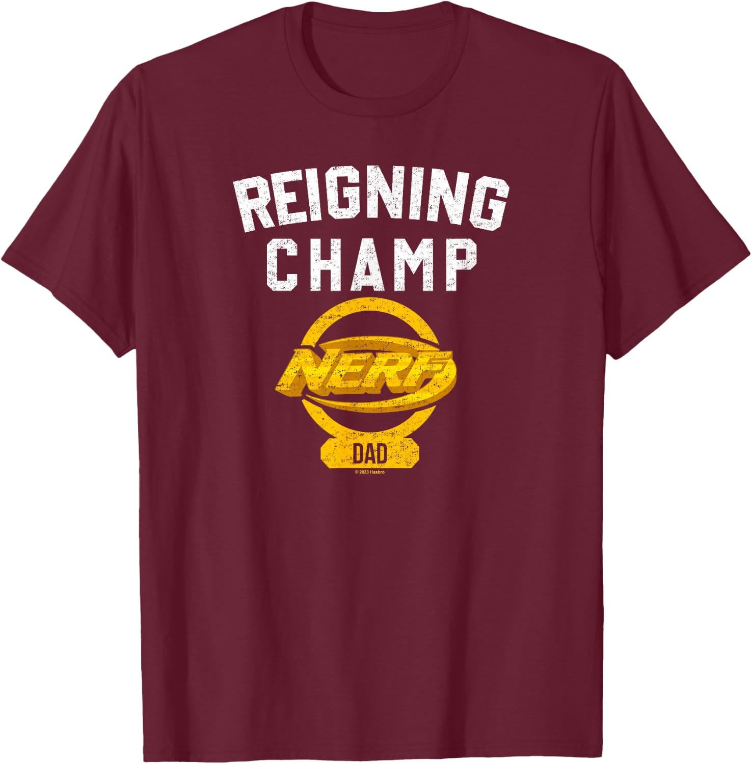 Nerf Father's Day Reigning Champion T-Shirt - T-Shirt | Maroon