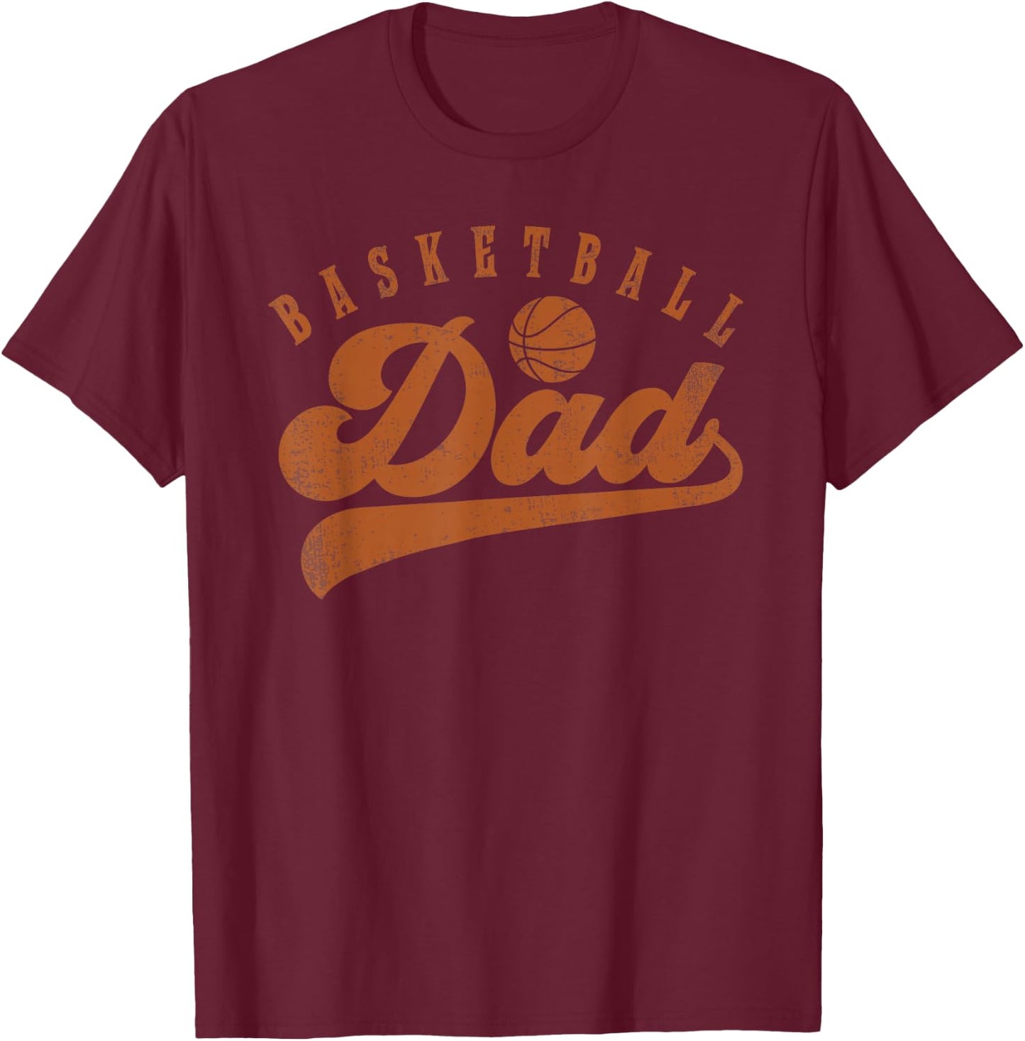 Basketball Dad T-Shirt - T-Shirt | Maroon
