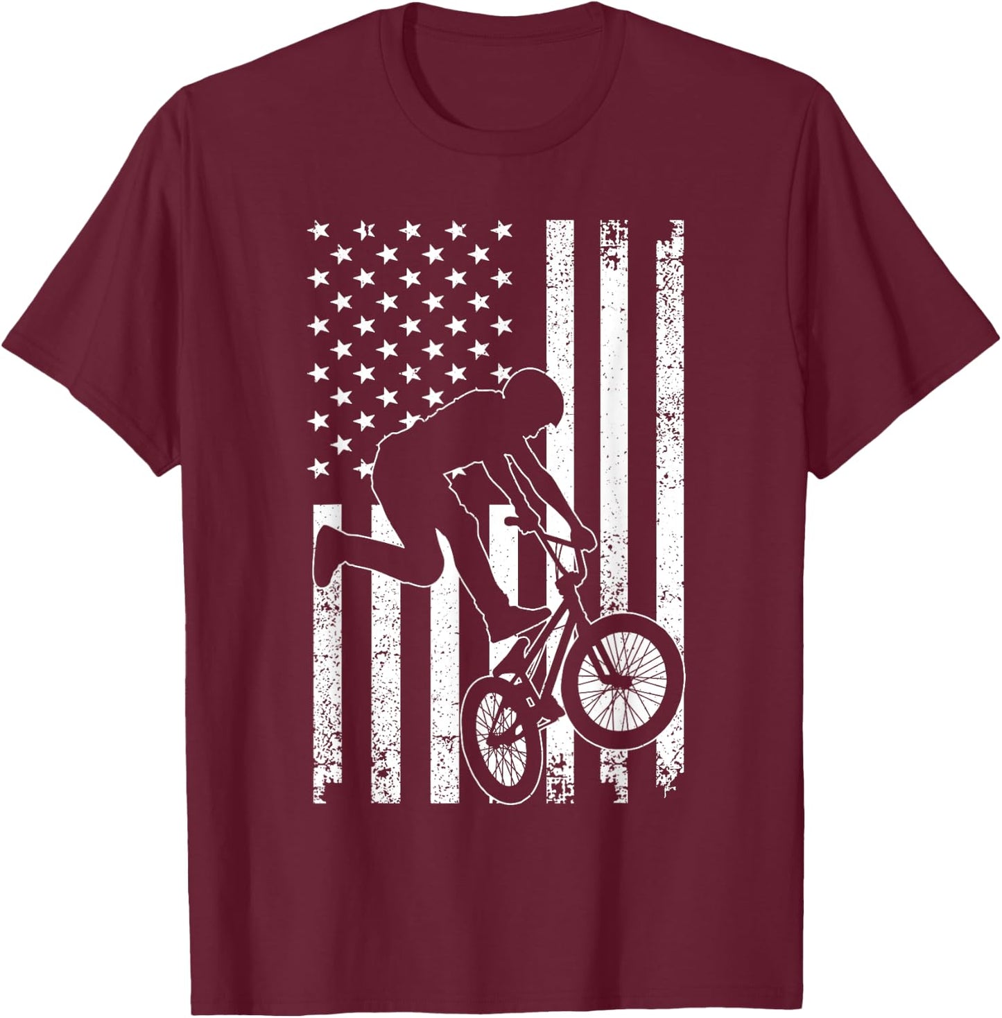 Best BMX Design Women BMX Bike Bicycle Rider Racing T-Shirt - T-Shirt | Maroon