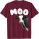 Cool Cow Women Moo Cow Farmer Herd Cows Cattle Lover T-Shirt - T-Shirt | Maroon
