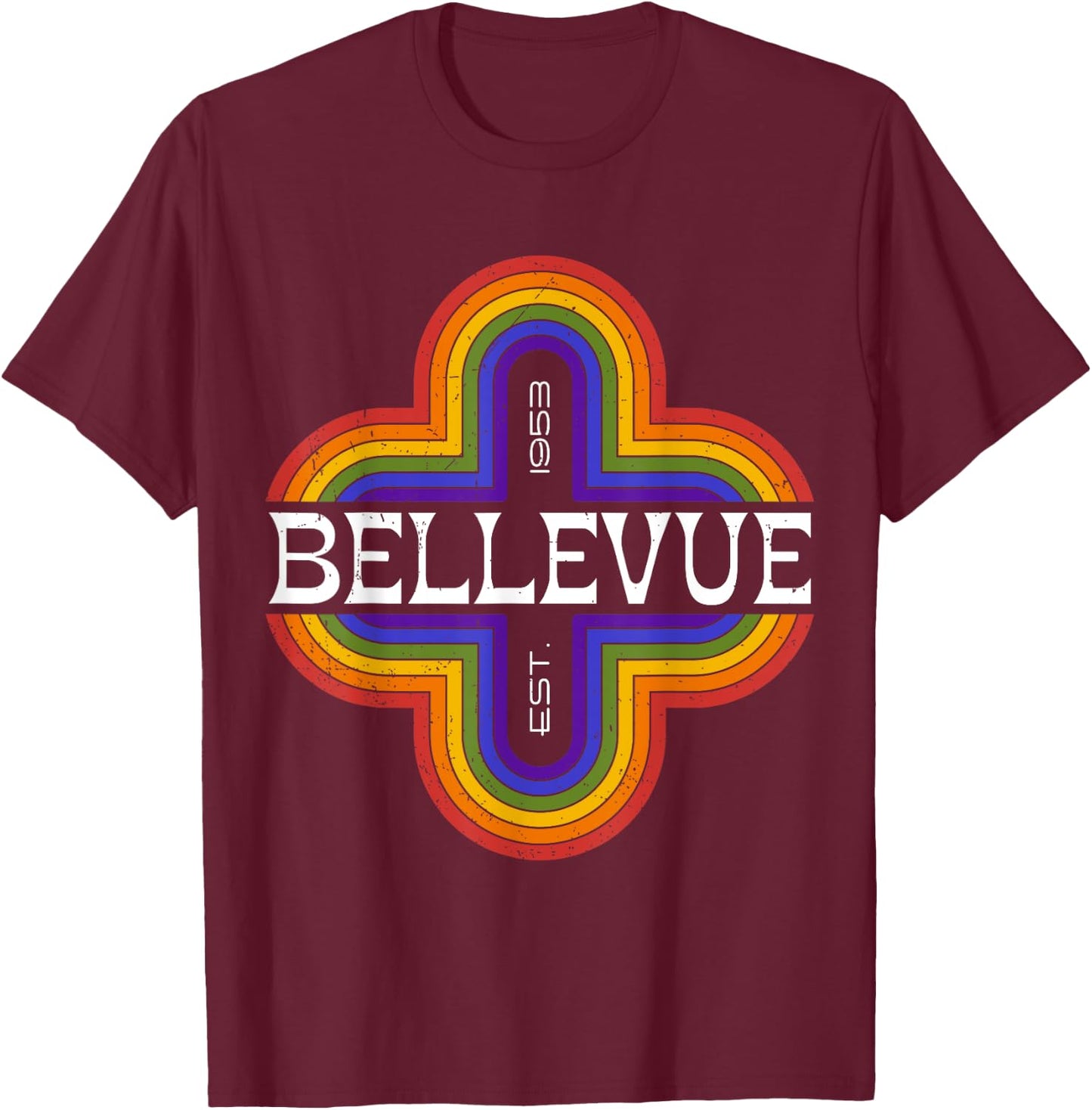 Vintage Bellevue WA souvenir T-Shirt - T-Shirt | Maroon