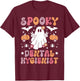 Spooky Dental Hygienist Halloween Dental Hygienist T-Shirt - T-Shirt | Maroon