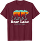 Bear Lake State Park Camping Utah Hiking T-Shirt - T-Shirt | Maroon