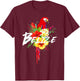 Belize Parrot Tropical Plants Souvenir Vintage T-Shirt - T-Shirt | Maroon