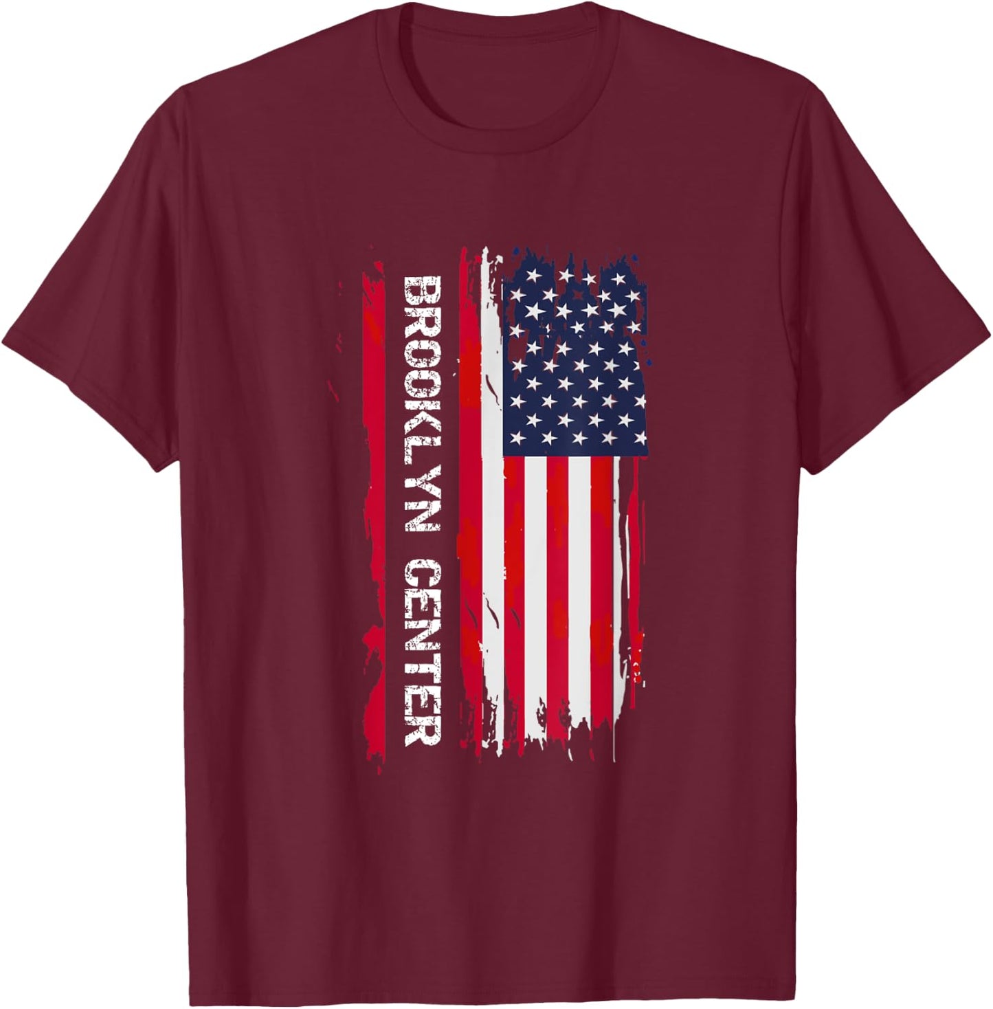 Brooklyn Center City T-Shirt - T-Shirt | Maroon