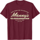 Manny's Music 1935 T-Shirt - T-Shirt | Maroon