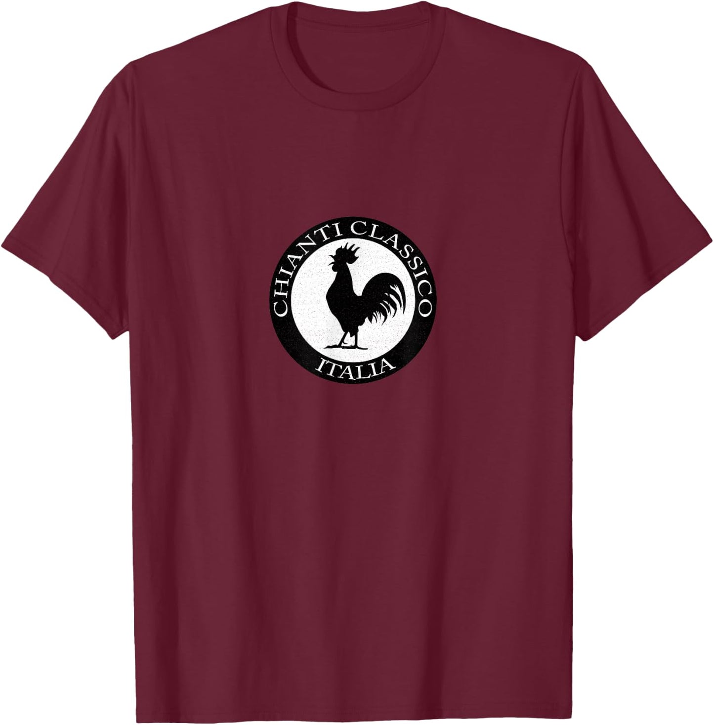 The Black Rooster Italian Chianti Classico Grand Selezione T-Shirt - T-Shirt | Maroon