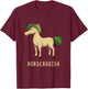 Horseradish Horse Whisperer Animal Farming Radish Vegetable T-Shirt - T-Shirt | Maroon