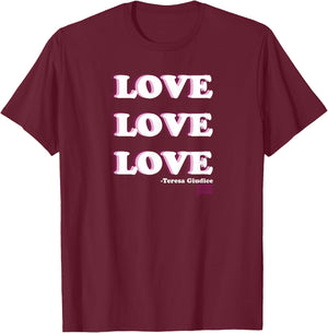 Bravo The Real Housewives of New Jersey Love T-Shirt - T-Shirt | Maroon