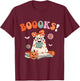 Read More Books Spooky Teacher Cute Halloween Women Men T-Shirt - T-Shirt | Maroon
