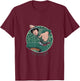 Naruto Shippuden Might Guy Character Circle T-Shirt - T-Shirt | Maroon
