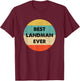 Landman Shirts & Gifts Landman -Adults Black Short Sleeve T-Shirt - T-Shirt | Maroon