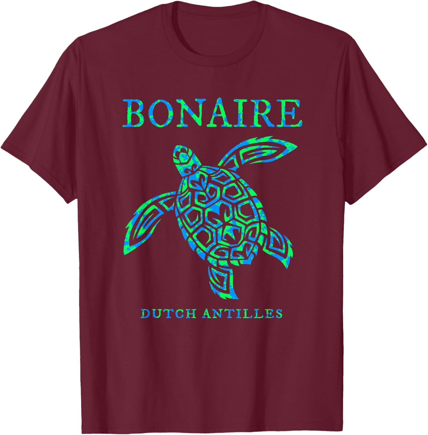 Bonaire Sea Turtle Boys Girls Toddler T-Shirt - T-Shirt | Maroon