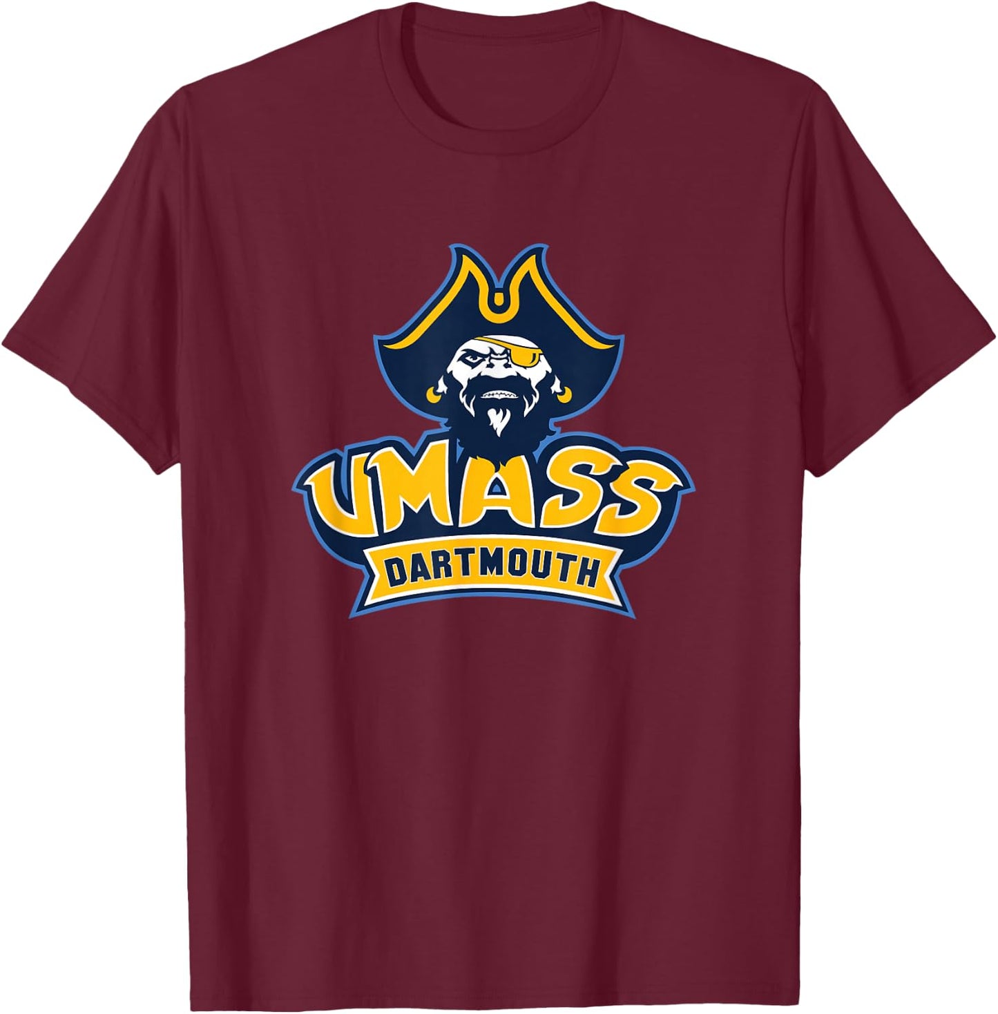 UMass Dartmouth Corsair | Official Licensed NCAA | PPMASD03 T-Shirt - T-Shirt | Maroon