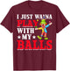 Jugglers Costume Funny Circus Stuff Juggling Balls Juggling T-Shirt - T-Shirt | Maroon