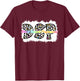 DSP Life RN CNA Nurse Boho Leopard DSP Funny Shirt T-Shirt - T-Shirt | Maroon