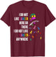 I Do Not Like Cancer There outfits -Adults Cancer Awareness Black Small Modern T-Shirt - T-Shirt | Maroon