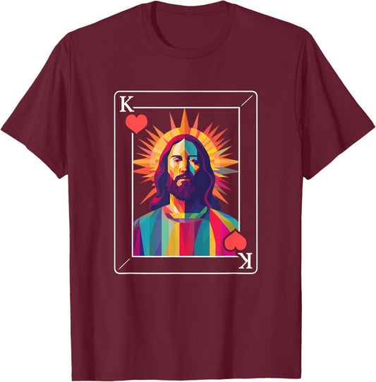 Jesus is King T-Shirt - T-Shirt | Maroon