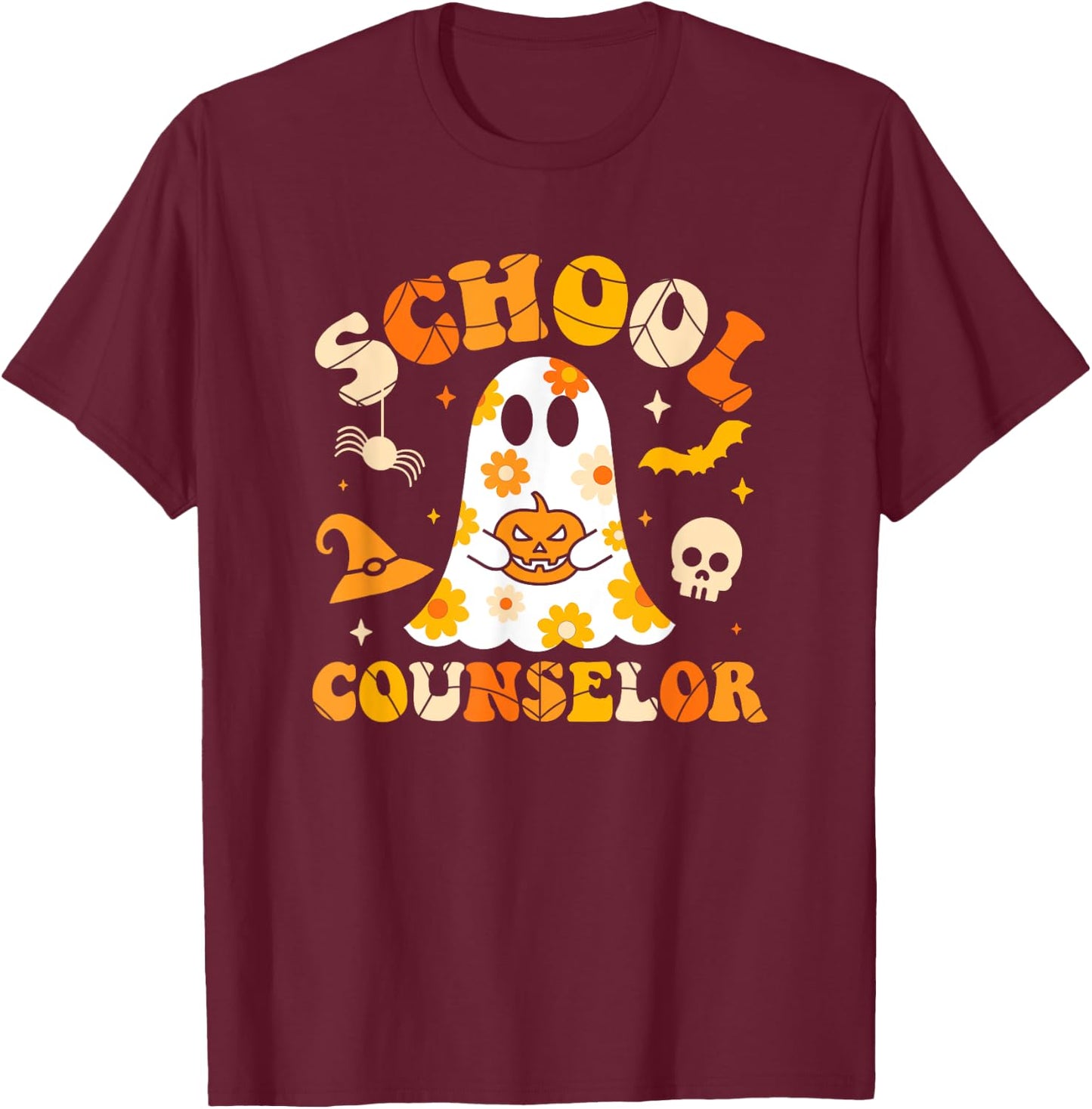 School Counselor Teacher Counseling Office School Guidance T-Shirt - T-Shirt | Maroon