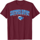 Christopher Newport Captains | Official NCAA | NCAFCNU02 T-Shirt - T-Shirt | Maroon