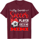 My Favorite Soccer Player Calls Me Mimi Mother's Day T-Shirt - T-Shirt | Maroon
