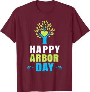 Plant More Trees Tree Planting Arbor Day Earth Day T-Shirt - T-Shirt | Maroon