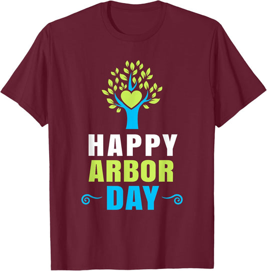 Plant More Trees Tree Planting Arbor Day Earth Day T-Shirt - T-Shirt | Maroon